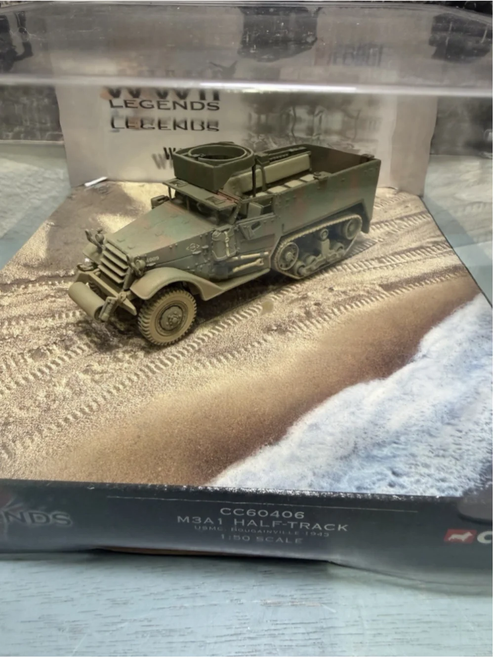 Corgi WWII Legends CC60406 M3A1 Half-Track USMC Bougainville 1943 1:50